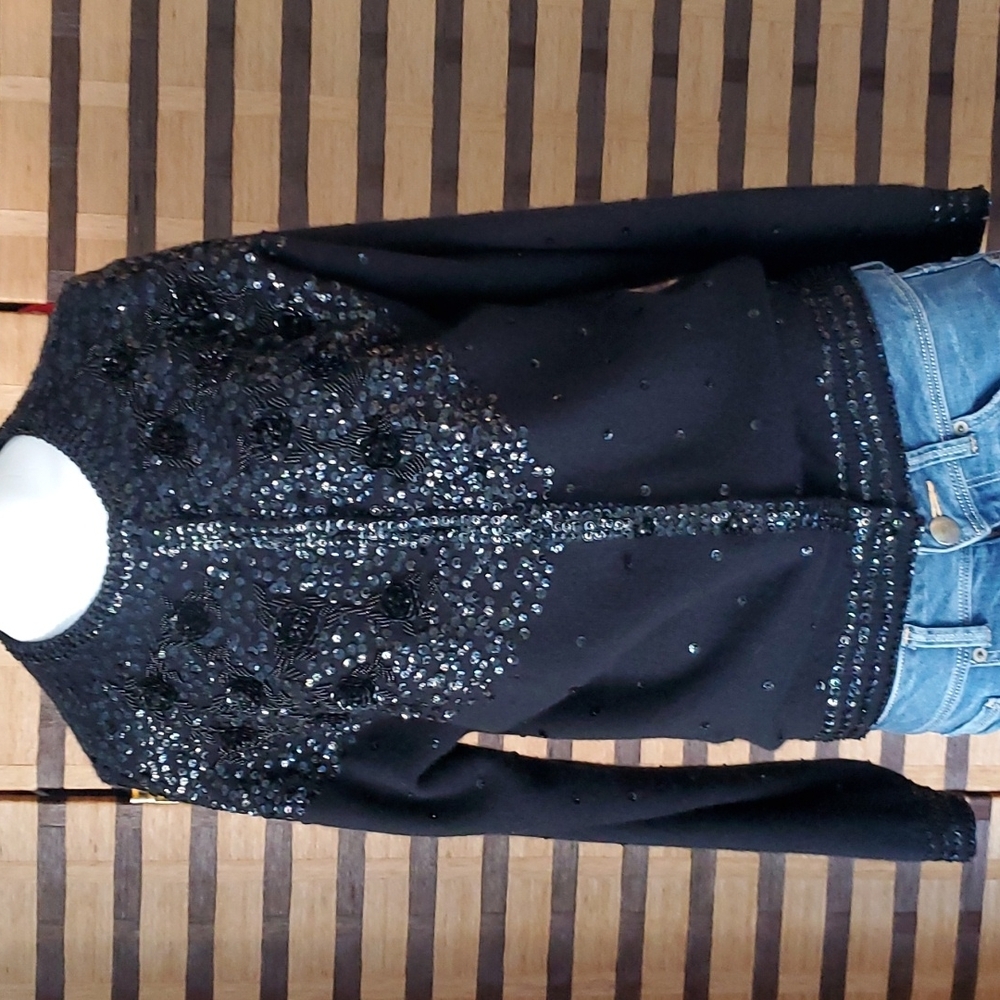 Cecile Angora Bermuda lined cardigan